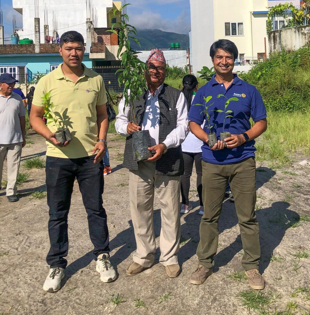 Rotary for Environment - Tree Plantation Initiative at Tokha Municipality